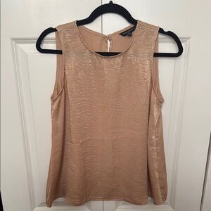 Gold/Tan Sleeveless Top